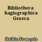 Bibliotheca hagiographica Graeca