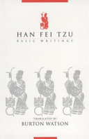 Han Fei Tzu : basic writings