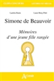 Simone de Beauvoir, "Mémoires d'une jeune fille rangée"