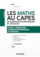 Les Maths au CAPES de sciences économiques et sociales : CAPES, Agrégation sciences économiques et sociales