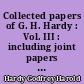 Collected papers of G. H. Hardy : Vol. III : including joint papers with J. E. Littlewood and others