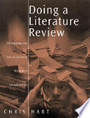 Doing a literature review : releasing the social science research imagination