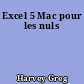 Excel 5 Mac pour les nuls
