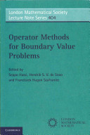 Operator methods for boundary value problems
