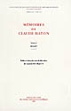 Mémoires de Claude Haton, 1553-1582 : Troisième volume : Années 1573-1577