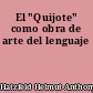 El "Quijote" como obra de arte del lenguaje