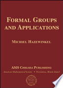 Formal groups and applications