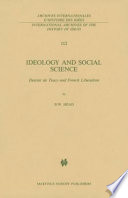Ideology and social science : Destutt de Tracy and French liberalism