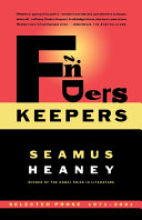 Finders keepers : selected prose 1971-2001