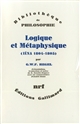 Logique et métaphysique : (Iéna 1804-1805)