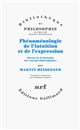 Phénoménologie de l'intuition et de l'expression : théorie de la formation des concepts philosophiques