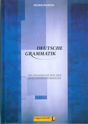 Deutsche Grammatik : ein Handbuch für den Ausländerunterricht