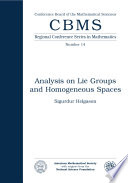 Analysis on Lie groups and homogeneous spaces