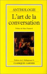 L'art de la conversation : anthologie