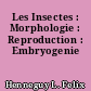 Les Insectes : Morphologie : Reproduction : Embryogenie