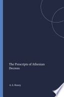 The Prescripts of Athenian decrees