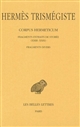 Corpus Hermeticum : Tome IV : Fragments extraits de Stobée (XXIII-XXIX) : Fragments divers
