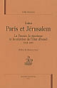 Entre Paris et Jérusalem : la France, le sionisme et la création de l'État d'Israël, 1945-1949