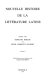 Nouvelle histoire de la littérature latine : Volume 5 : Restauration et renouveau : la littérature latine de 284 à 374 après J.-C.