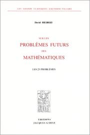 Sur les problèmes futurs des mathématiques : les 23 problèmes