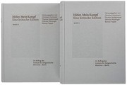 Hitler, Mein Kampf : eine kritische Edition