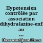 Hypotension contrôlée par association dihydralazine-enflurane au cours de la chirurgie correctrice des scolioses : étude hémodynamique prospective de huit patients