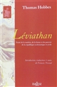 Léviathan : traité de la matière, de la forme et du pouvoir de la république ecclésiastique et civile