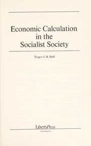 Economic calculation in the socialist society
