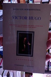 Victor Hugo : essai
