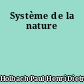 Système de la nature