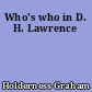 Who's who in D. H. Lawrence