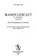 Manon Lescaut de l'abbé Prévost : ... : étude bibliographique et textuelle... / Allan Holland.