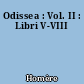 Odissea : Vol. II : Libri V-VIII