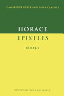 Epistles : Book I