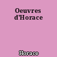 Oeuvres d'Horace