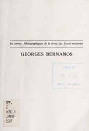 Georges Bernanos : critique, 1976-1981