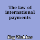 The law of international payments