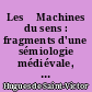 Les 	Machines du sens : fragments d'une sémiologie médiévale, textes de Hugues de Saint-Victor, Thomas d'Aquin, Nicolas de Lyre