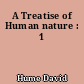 A Treatise of Human nature : 1