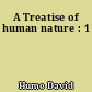 A Treatise of human nature : 1