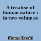 A treatise of human nature : in two volumes