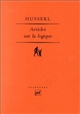 Articles sur la logique (1890-1913)
