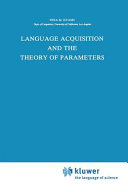 Language acquisition and the theory of parameters
