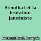 Stendhal et la tentation janséniste