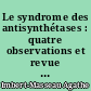 Le syndrome des antisynthétases : quatre observations et revue de la littérature
