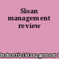 Sloan management review