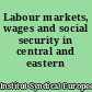 Labour markets, wages and social security in central and eastern Europe