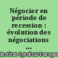 Négocier en période de recession : évolution des négociations collectives en Europe occidentale en 1993-94
