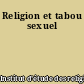 Religion et tabou sexuel