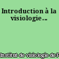 Introduction à la visiologie...